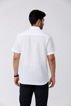 Linen Cotton Blend Shirt for Men | Premium Breathable Casual & Formal Shirt