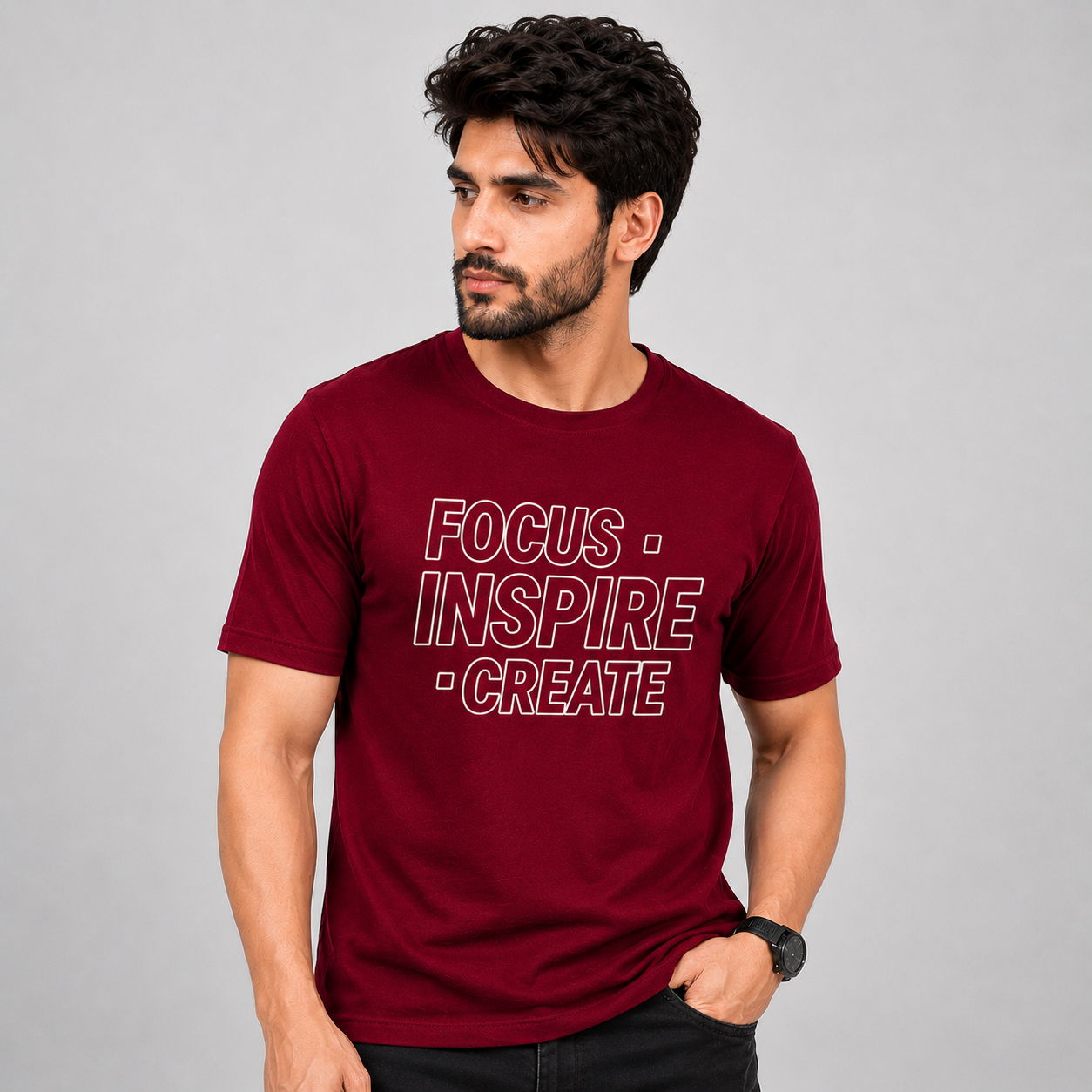 Premium Round Neck Cotton T-Shirt