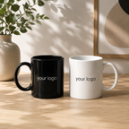 Custom Logo Ceramic Coffee Mug – Premium Corporate Branding Mug
