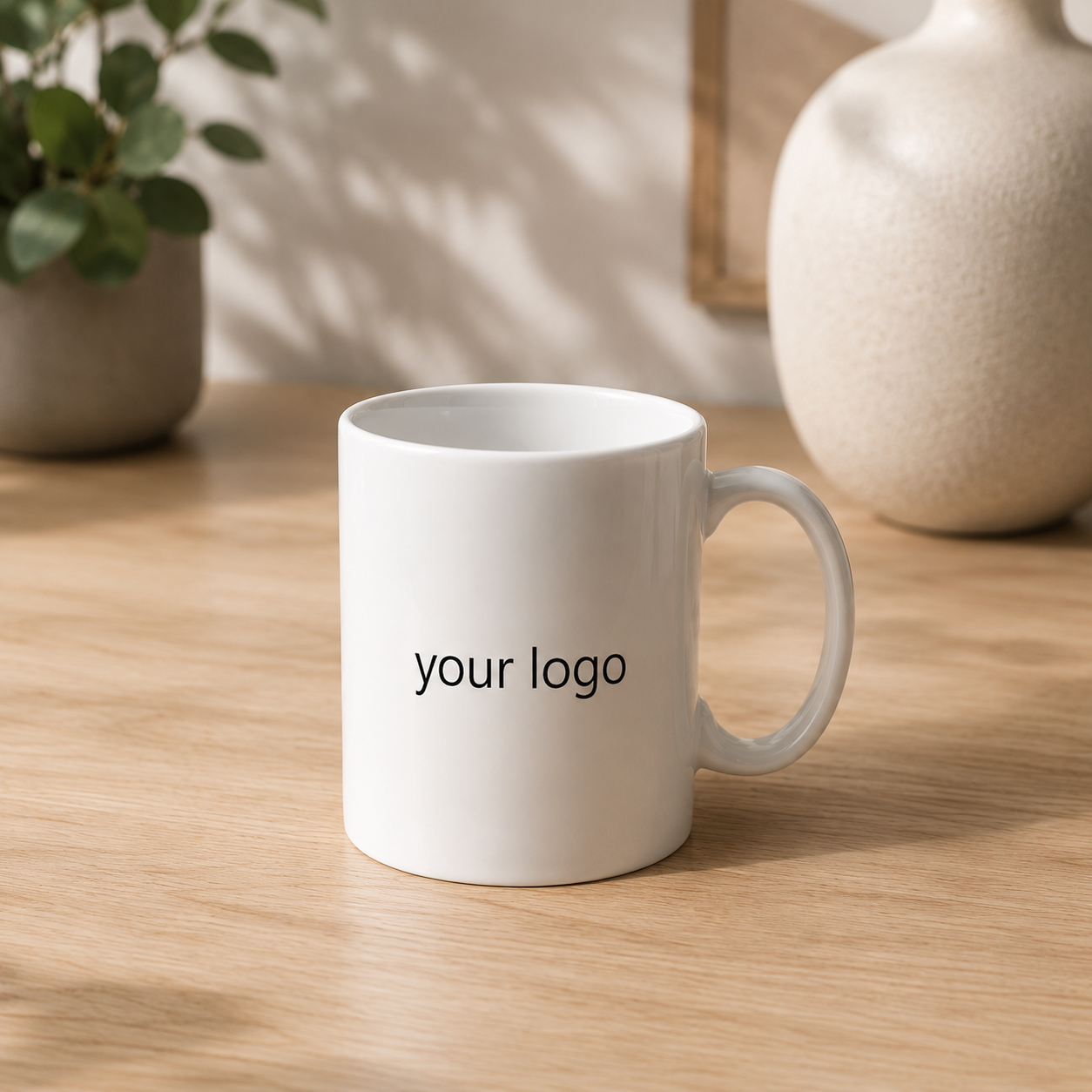Custom Logo Ceramic Coffee Mug – Premium Corporate Branding Mug
